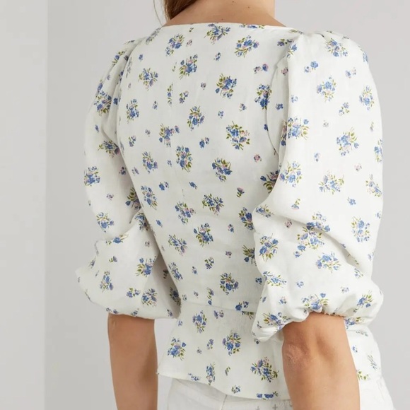 Reformation Floral Barrett Top - Picture 7 of 11